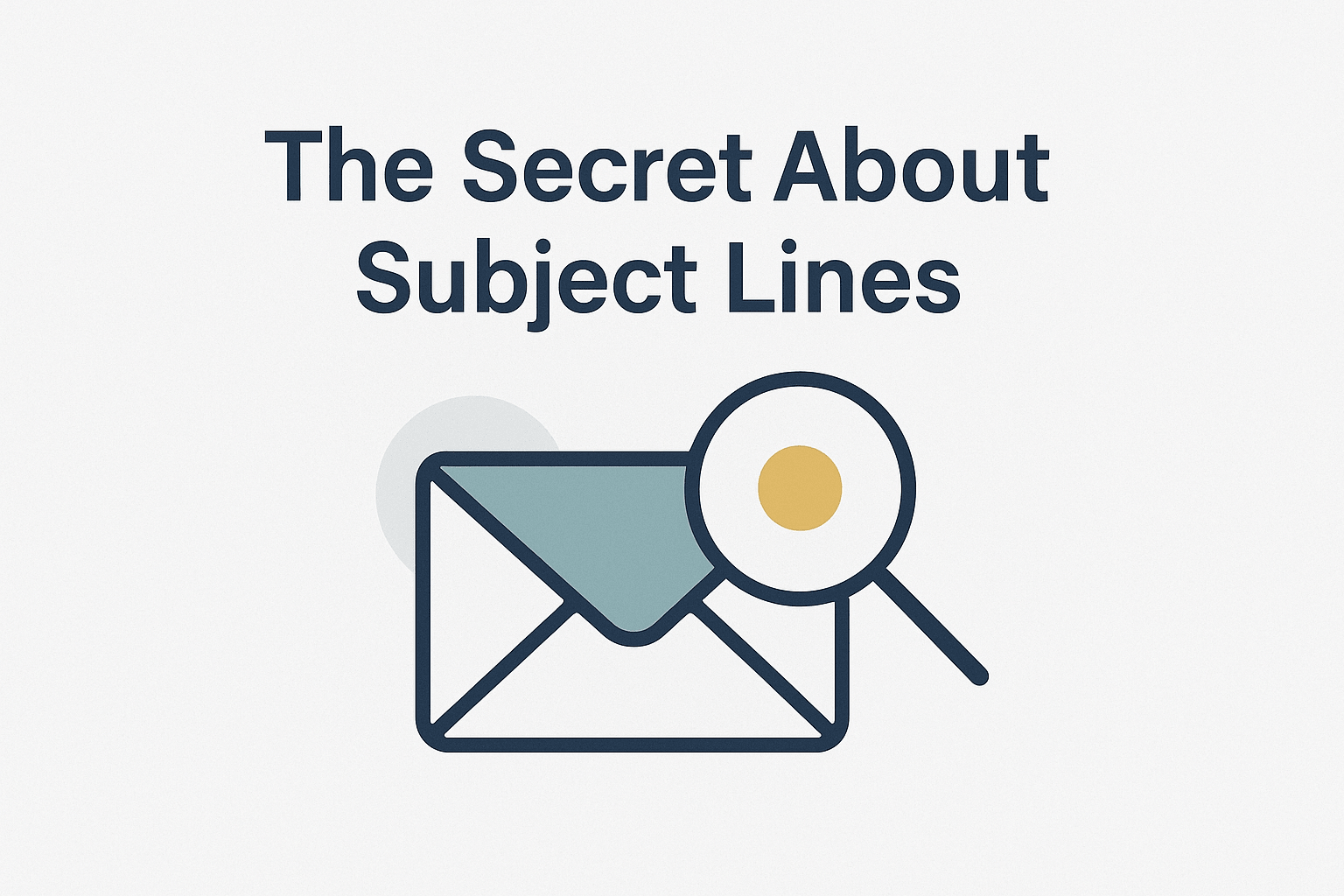 The Secret About Email Subject Lines